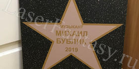 Для поклонников Михаила Бублика изготовлена звезда в торговый центр "Красная Площадь" г. Краснодар
