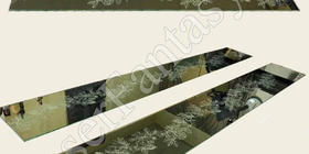 Зеркала 2055х288х6мм с граввировкой по амальгаме.