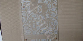 450х1150х15 мм - стекло закаленное. Осветленное. Оптивайт. Гравировка в Москве