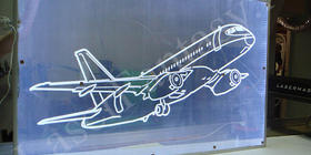 Оформление выставок. Настенное панно для "МАКС-2013"