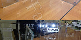 Гравировка в подарок: заказать изготовление дипломов из стекла: 150х200х6 мм.