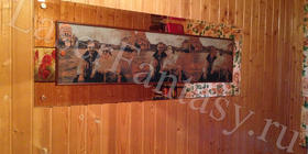 Триптих – необычный дизайн зеркала в интерьере дома:1500х500 мм.