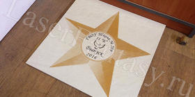 Выпускная звезда 450х450х9мм для школы 709.