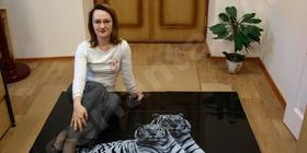 Плитка напольная. Мраморные полы. Натуральный камень. Плитка для пола. Черный мрамор. не Пескоструй