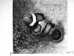 Лазерная гравировка на мраморе. Размер плитки 305х305 мм